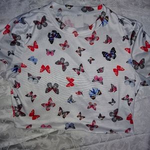 Butterfly Crop Top